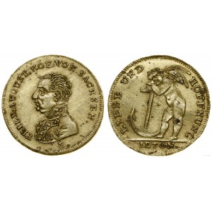 Germany, token with Frederick Augustus