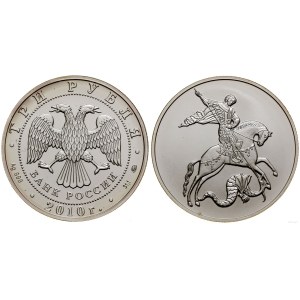 Rosja, 3 ruble, 2010, Moskwa