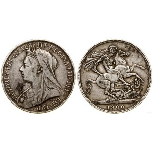 Wielka Brytania, 1 korona, 1900, Londyn