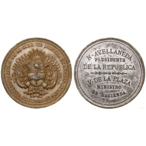 Argentyna, medal pamiątkowy, 1880, Paryż