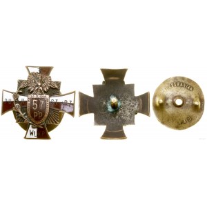 Poland, Officer's Badge of the 57th Infantry Regiment, from 1928, Poznań