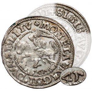 Zygmunt II August, Półgrosz Wilno 1545 - SIGIS przy Orle