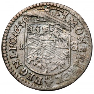 Jan II Kazimierz, Ort Wschowa 1650 - arabska jedynka