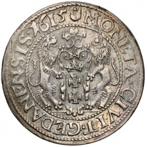 Zygmunt III Waza, Ort Gdańsk 1615 - typ I - kropka nad