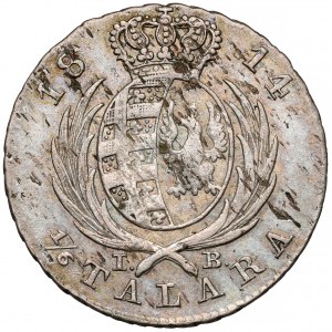 Księstwo Warszawskie, 1/6 talara 1814 IB