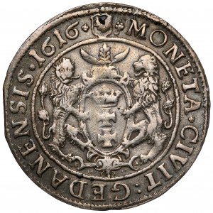 Zygmunt III Waza, Ort Gdańsk 1616 - typ III - kołnierz