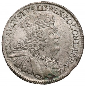 August III Sas, Dwuzłotówka Lipsk 1753 - 8 GR