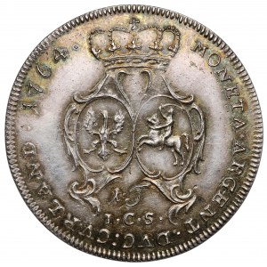 Kurlandia, Ernest Jan Biron, Próbna odbitka projektu Tymfa 1764 ICS