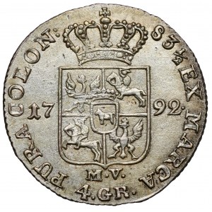 Poniatowski, Złotówka 1792 MV