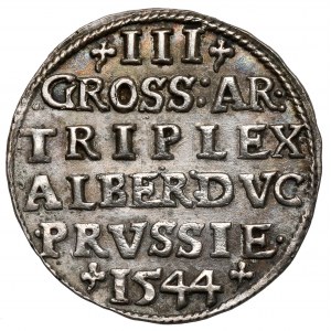 Prusy, Albrecht Hohenzollern, Trojak Królewiec 1544