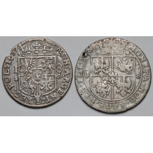 Jan II Kazimierz, Ort 1657-1668 - zestaw (2szt)