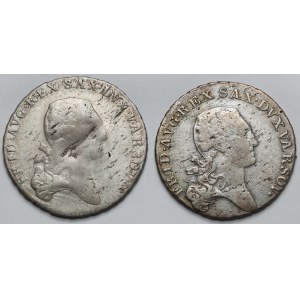 Księstwo Warszawskie, 1/3 talara 1813-1814 IB - zestaw (2szt)