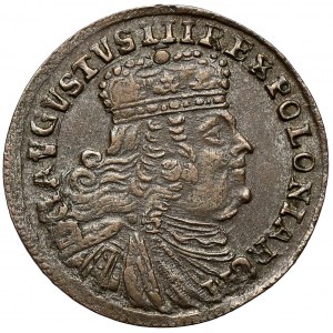 August III Sas, Trojak Lipsk 1754