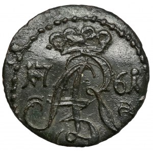 August III Sas, Szeląg Toruń 1761 DB