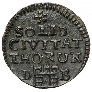 August III Sas, Szeląg Toruń 1761 DB