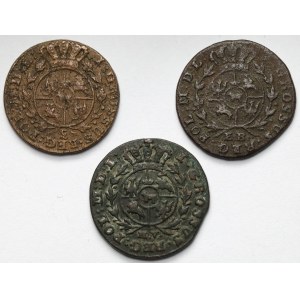 Poniatowski, Grosze 1769-1793 - zestaw (3szt)