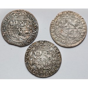 Zygmunt III Waza, Ort Bydgoszcz 1621-1624 - zestaw (3szt)