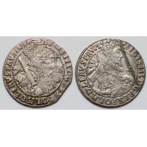 Zygmunt III Waza, Ort Bydgoszcz 1622 i 1623 - zestaw (2szt)