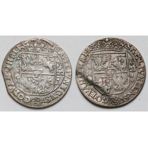 Zygmunt III Waza, Ort Bydgoszcz 1622 i 1623 - zestaw (2szt)