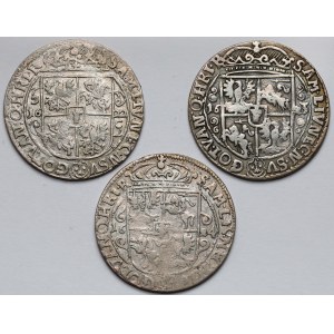 Zygmunt III Waza, Ort Bydgoszcz 1622-1624 - zestaw (3szt)