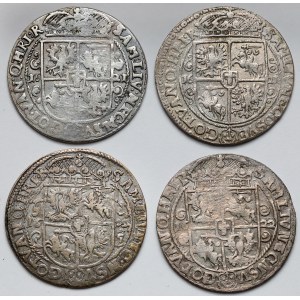 Zygmunt III Waza, Ort Bydgoszcz 1621-1622 - zestaw (4szt)