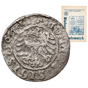 Zygmunt I Stary, Półgrosz Kraków 1507 - podwójnie bity - 2x data