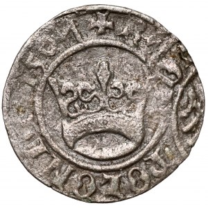 Zygmunt I Stary, Półgrosz Kraków 1507 - podwójnie bity - 2x data