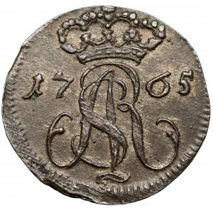 Poniatowski, Szeląg Gdańsk 1765 REOE