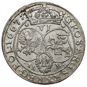 Jan II Kazimierz, Szóstak Bydgoszcz 1667 TLB