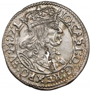 Jan II Kazimierz, Szóstak Kraków 1667 AT