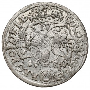 Jan III Sobieski, Szóstak Kraków 1680 - błąd IV zamiast VI