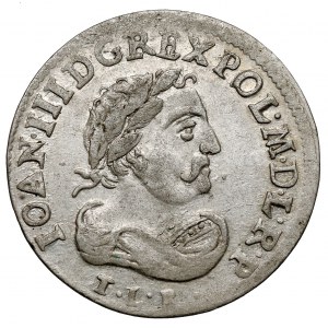 Jan III Sobieski, Szóstak Bydgoszcz 1684 TLB - popiersie z '83