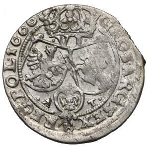 Jan II Kazimierz, Szóstak Bydgoszcz 1666 AT