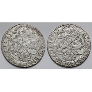 Zygmunt III Waza, Szóstak Kraków 1625-1626 - zestaw (2szt)