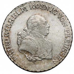 Prusy, Friedrich Wilhelm II, 1/3 talara 1797-E, Königsberg