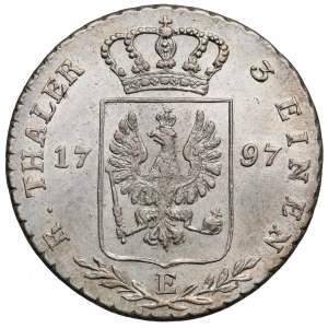Prusy, Friedrich Wilhelm II, 1/3 talara 1797-E, Königsberg