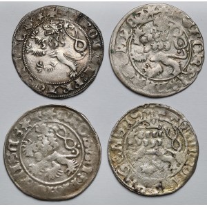 Czechy, Grosze praskie - zestaw (4szt)