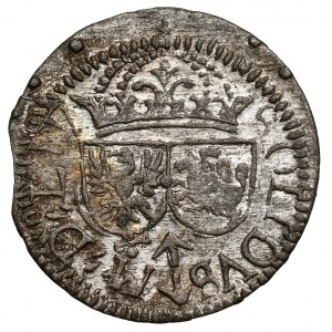 Zygmunt III Waza, Szeląg Wilno 1615 - koniczyna POD tarczą