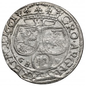 Jan II Kazimierz, Szóstak Lwów 1661 GBA - błąd ARGN
