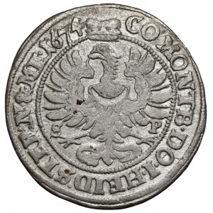 Śląsk, Sylwiusz Fryderyk, 6 krajcarów 1674 SP, Oleśnica