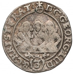 Śląsk, Trzej Bracia, 3 krajcary 1658, Brzeg