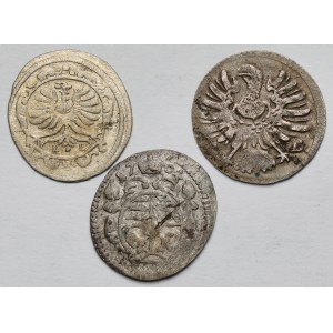 Śląsk, Greszle 1670-1704 - zestaw (3szt)