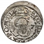 Zygmunt III Waza, Szeląg Wilno 1617 - przebitka SOG/SIG