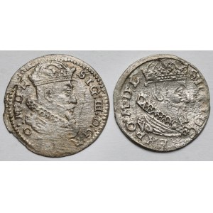 Zygmunt III Waza, Grosze Wilno 1625 i 1627 - zestaw (2szt)