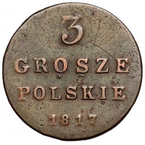 3 grosze polskie 1817 IB