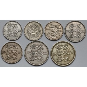 Estonia, 10 senti - 5 marka 1922-1931 - zestaw (7szt)