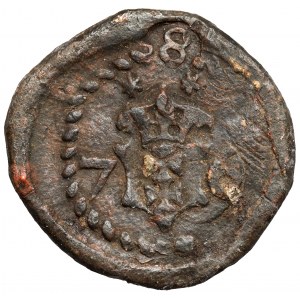 Gdańsk, żeton miejski 1576 - cyfra 8