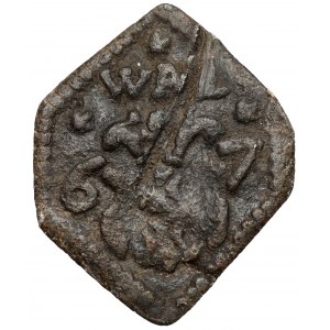 Gdańsk, żeton miejski 1567 - sześciobok