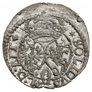 Zygmunt III Waza, Szeląg Wilno 1618 - Wadwicz - rozetka po LIT