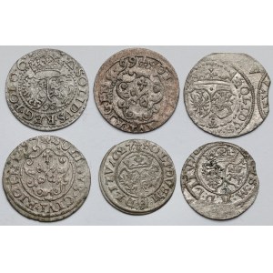 Zygmunt III Waza, Szelągi 1596-1627 - zestaw (6szt)